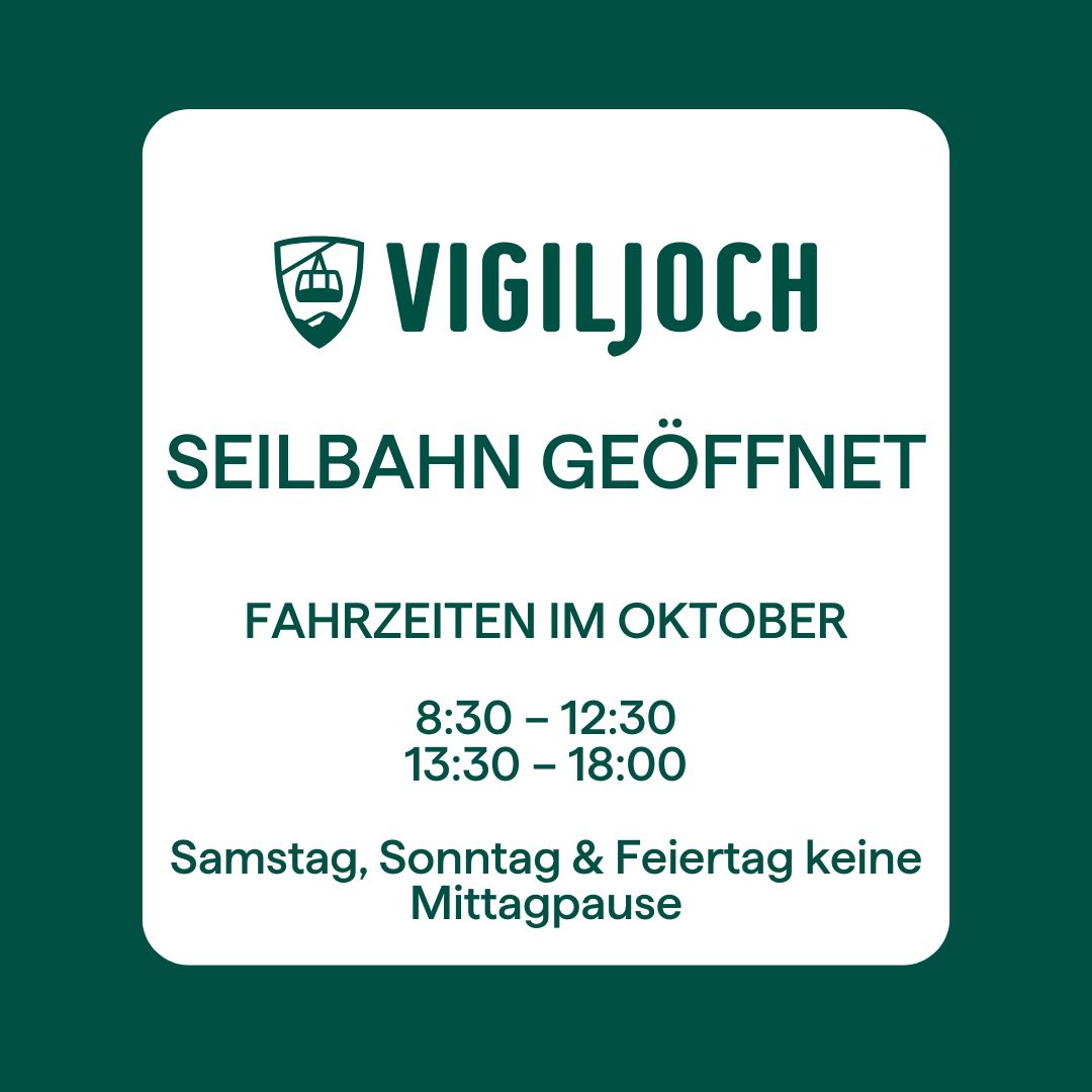 Öffnungszeiten oktober